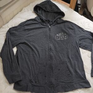 Marvel Web Slinger Gray Zip-Up Hoodie